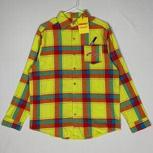 Cakeworthy Child's Play Chucky Flannel Shirt Button-up Unisex Medium NWT